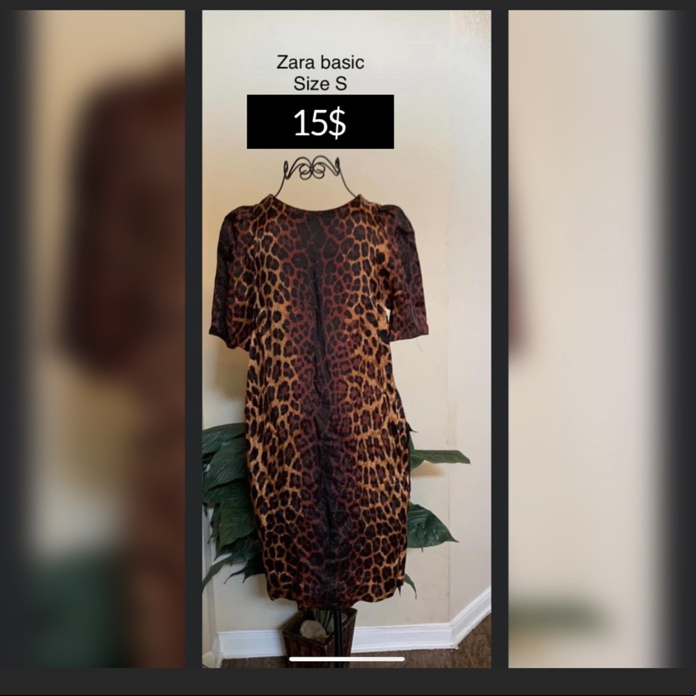 Animal print dress